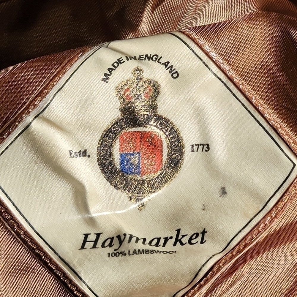 Christy's London Vintage Haymarket %100 lambswool newsboy cap England plaid - Picture 3 of 7